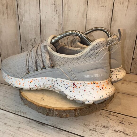 Merrell Cloud Knit Confetti Pride Women Size 9 Athletic White Shoes Sneakers - Picture 1 of 11